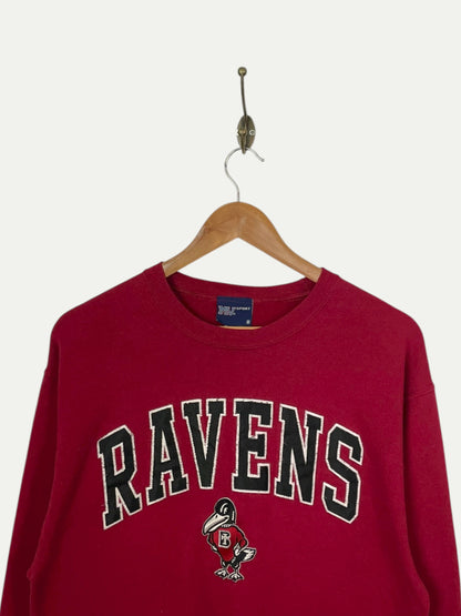 90's Ravens Embroidered Vintage Sweatshirt Size S