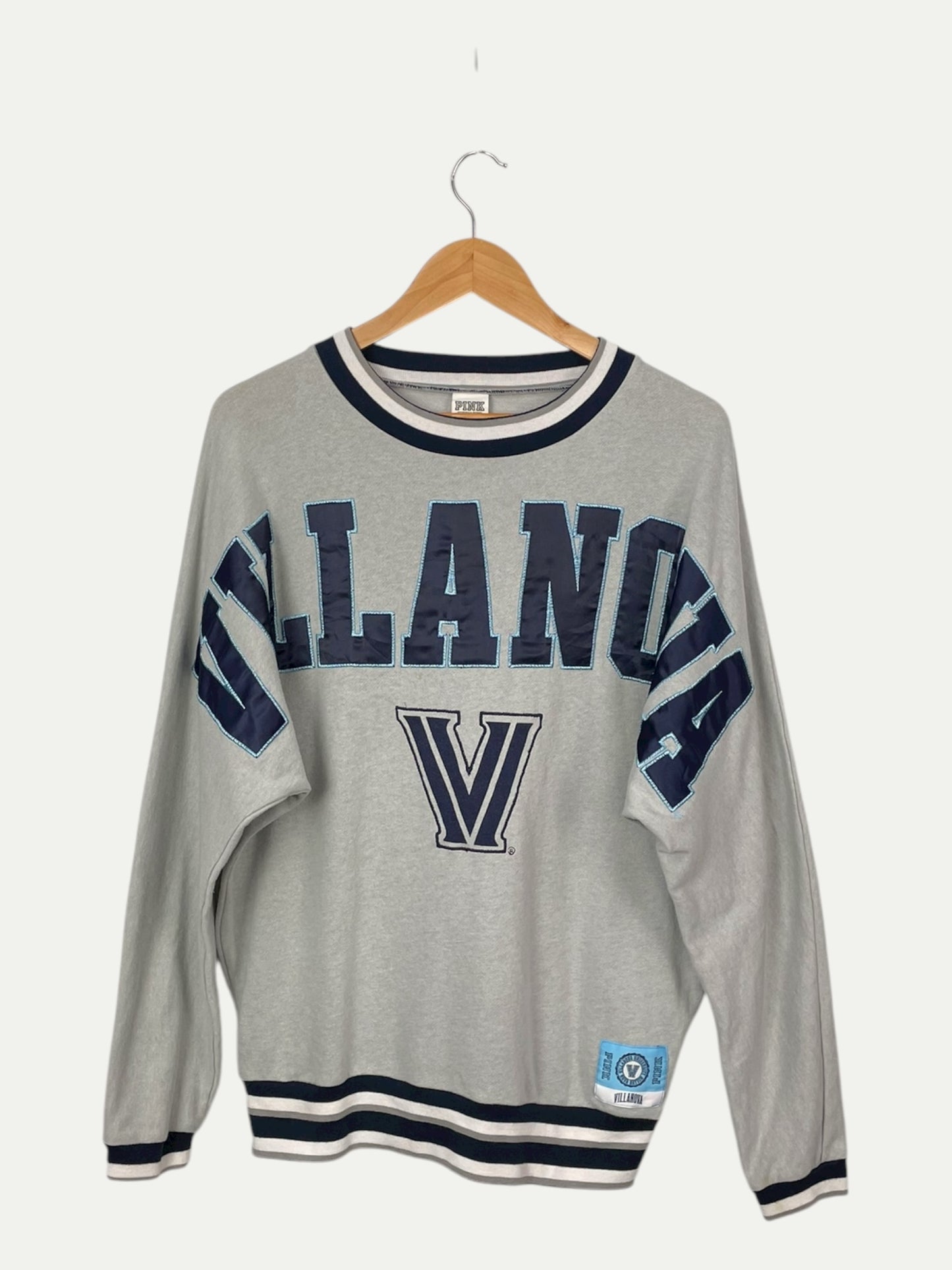 90's Villanova Embroidered Vintage Light-weight Sweatshirt Women's Size S