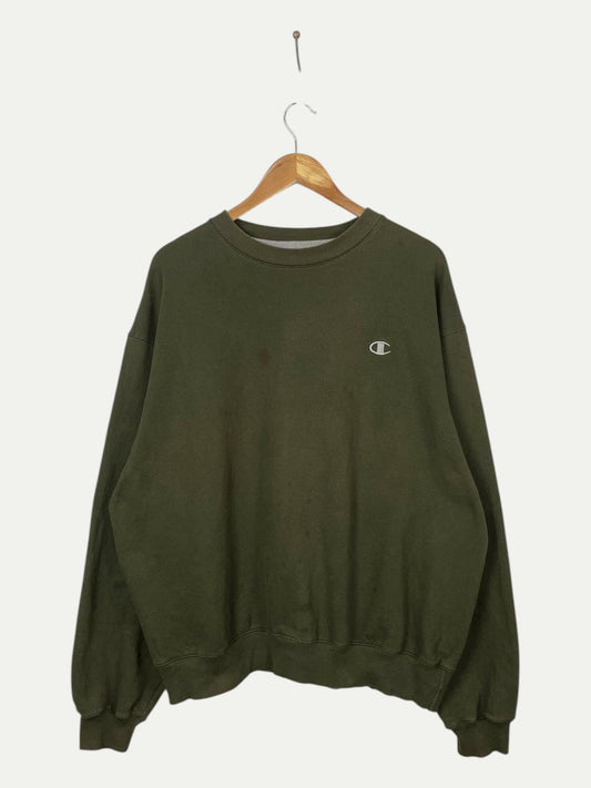 90's Champion Embroidered Vintage Sweatshirt Size XL