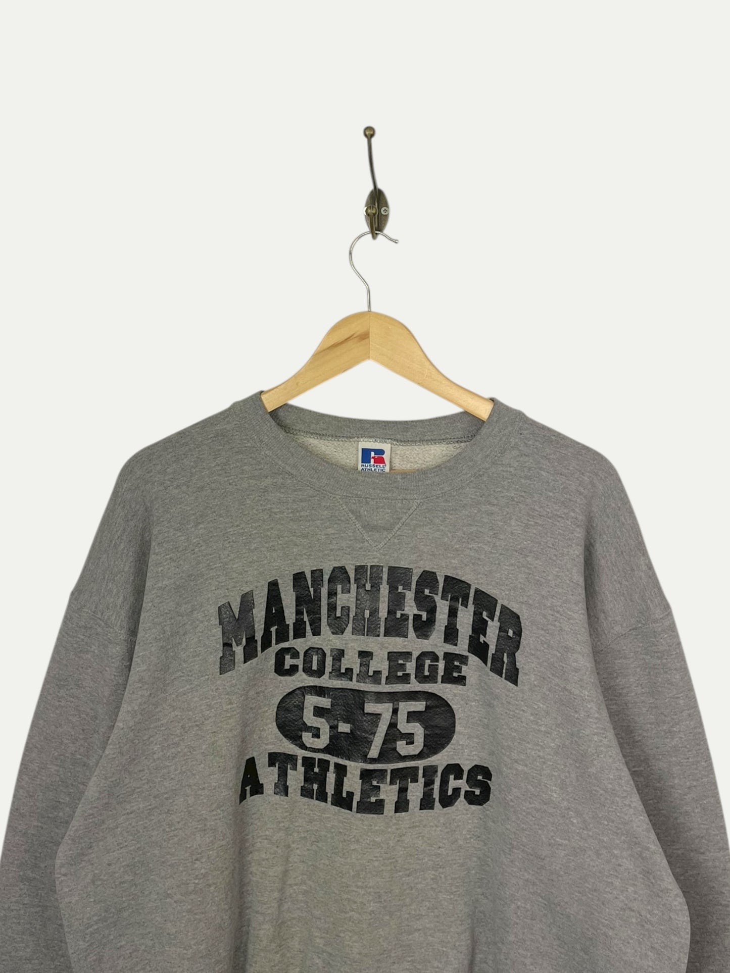 90's Manchester College Vintage Sweatshirt Size M