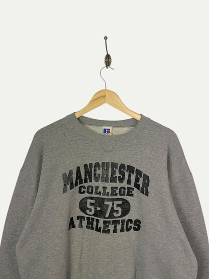 90's Manchester College Vintage Sweatshirt Size M
