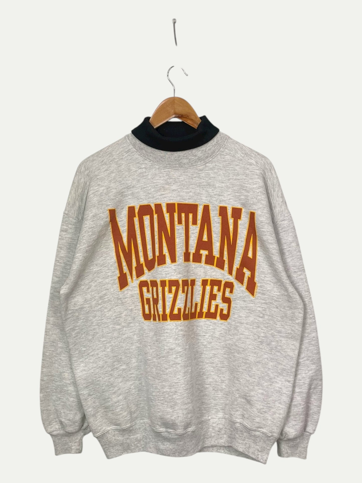 90's Montana Grizzlies Vintage High-neck Sweatshirt Size XL