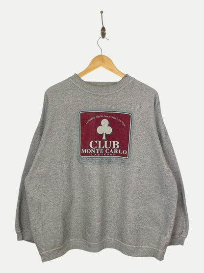 90's Monte Carlo Casino Vintage Sweatshirt Size XL