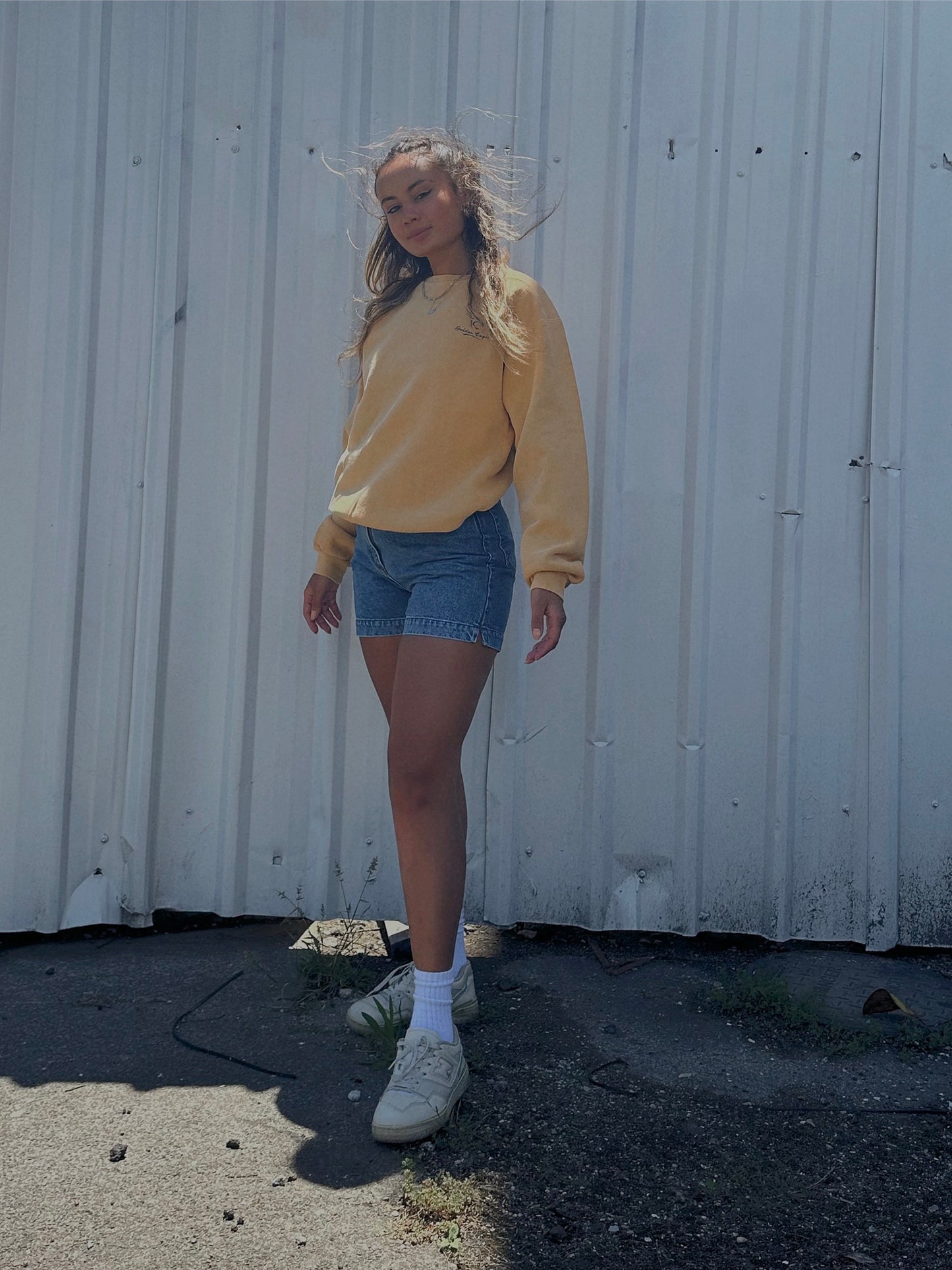 90's Golden Eagle Embroidered Vintage Sweatshirt Size 10-12