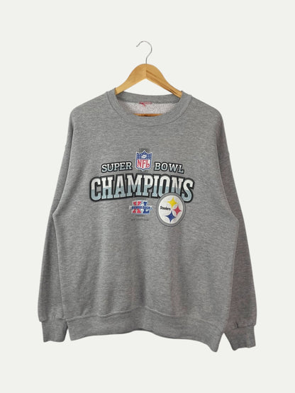 90's Steelers Super Bowl Champions Vintage Sweatshirt Size L