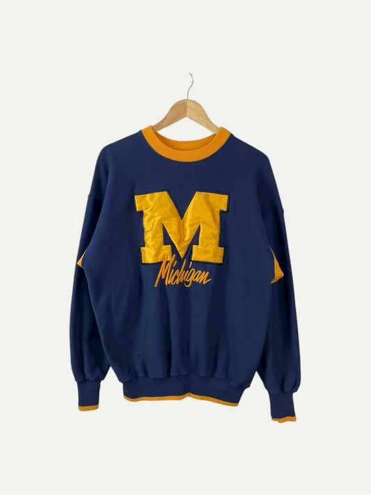 90's Michigan Embroidered Vintage Sweatshirt Size M