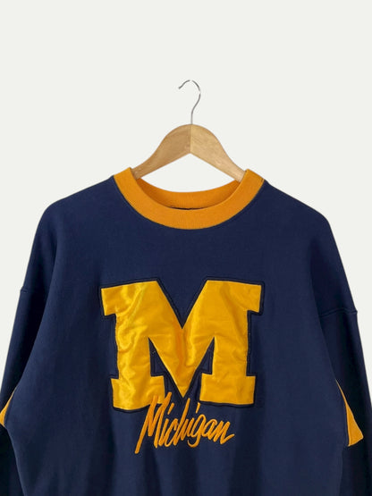 90's Michigan Embroidered Vintage Sweatshirt Size M