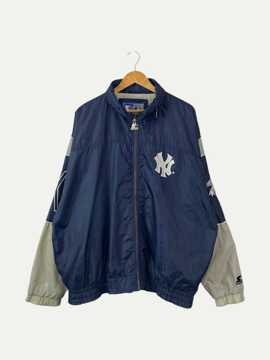 90's New York Yankees Embroidered Vintage Starter Jacket Size XL