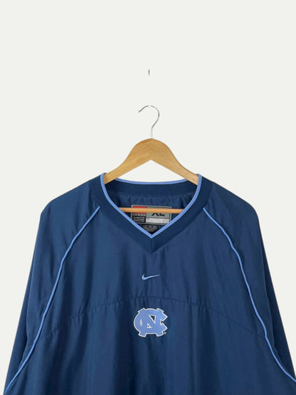 90's North Carolina Tar Heels Embroidered Vintage Nike Pull-over Jacket Size 2XL