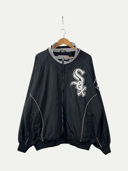 90's Chicago White Sox Embroidered Vintage Stadium Jacket Size 2XL