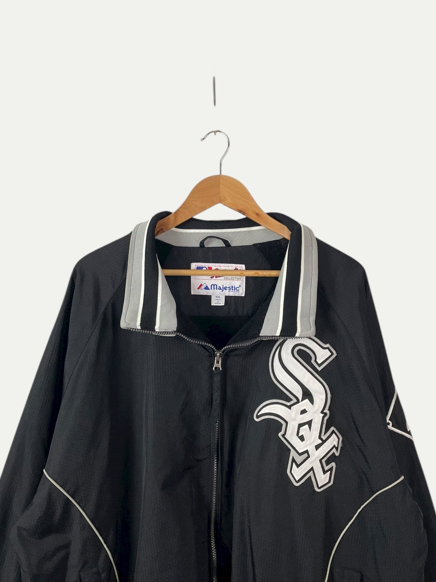 90's Chicago White Sox Embroidered Vintage Stadium Jacket Size 2XL