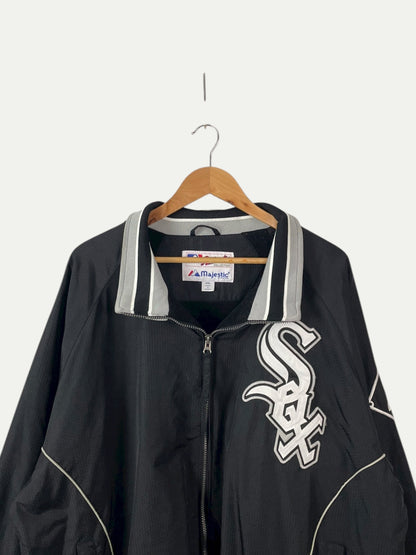 90's Chicago White Sox Embroidered Vintage Stadium Jacket Size 2XL