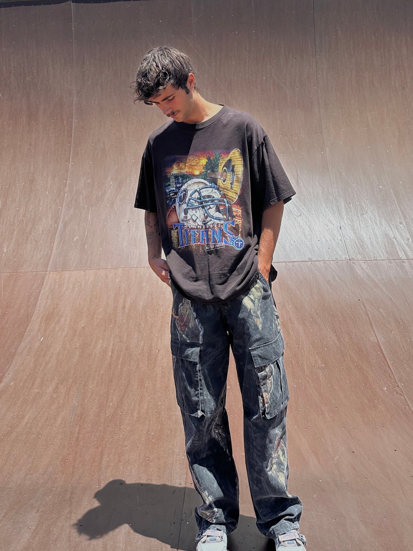 90's Tennessee Titans NFL Vintage T-Shirt Size XL