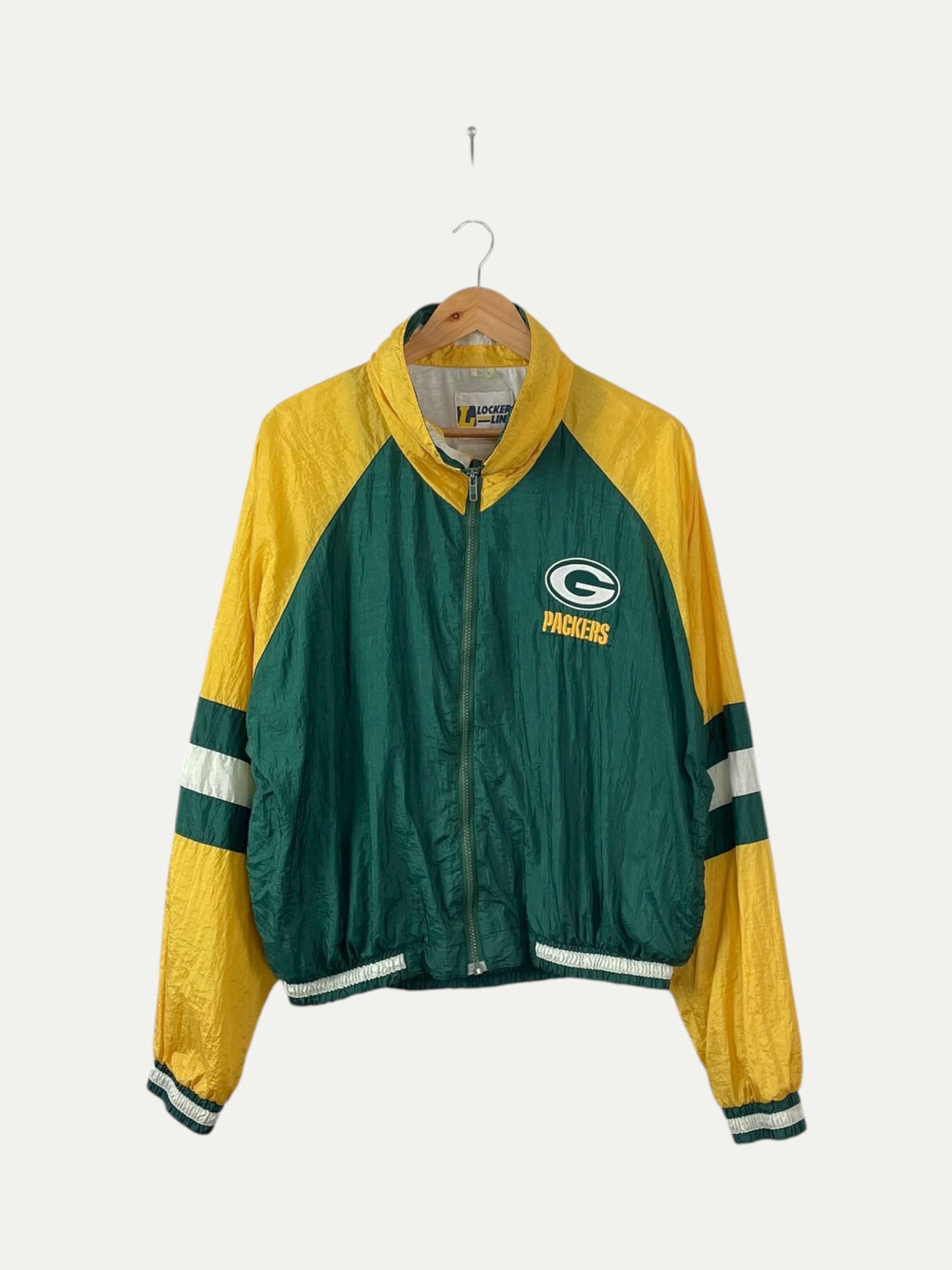 90's Green Bay Packers Embroidered Vintage Jacket Size L