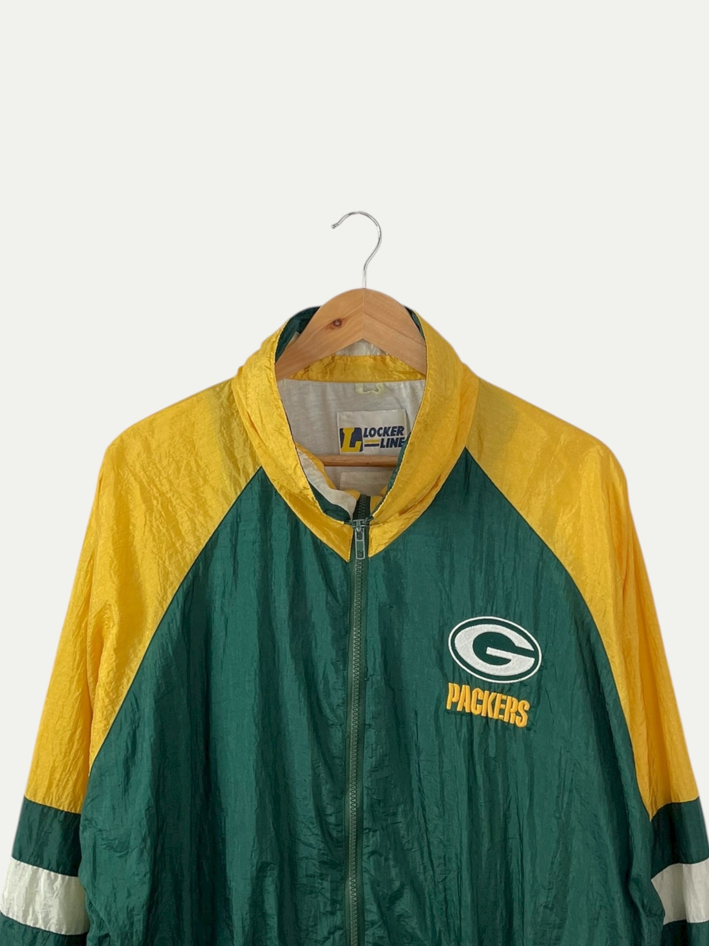 90's Green Bay Packers Embroidered Vintage Jacket Size L