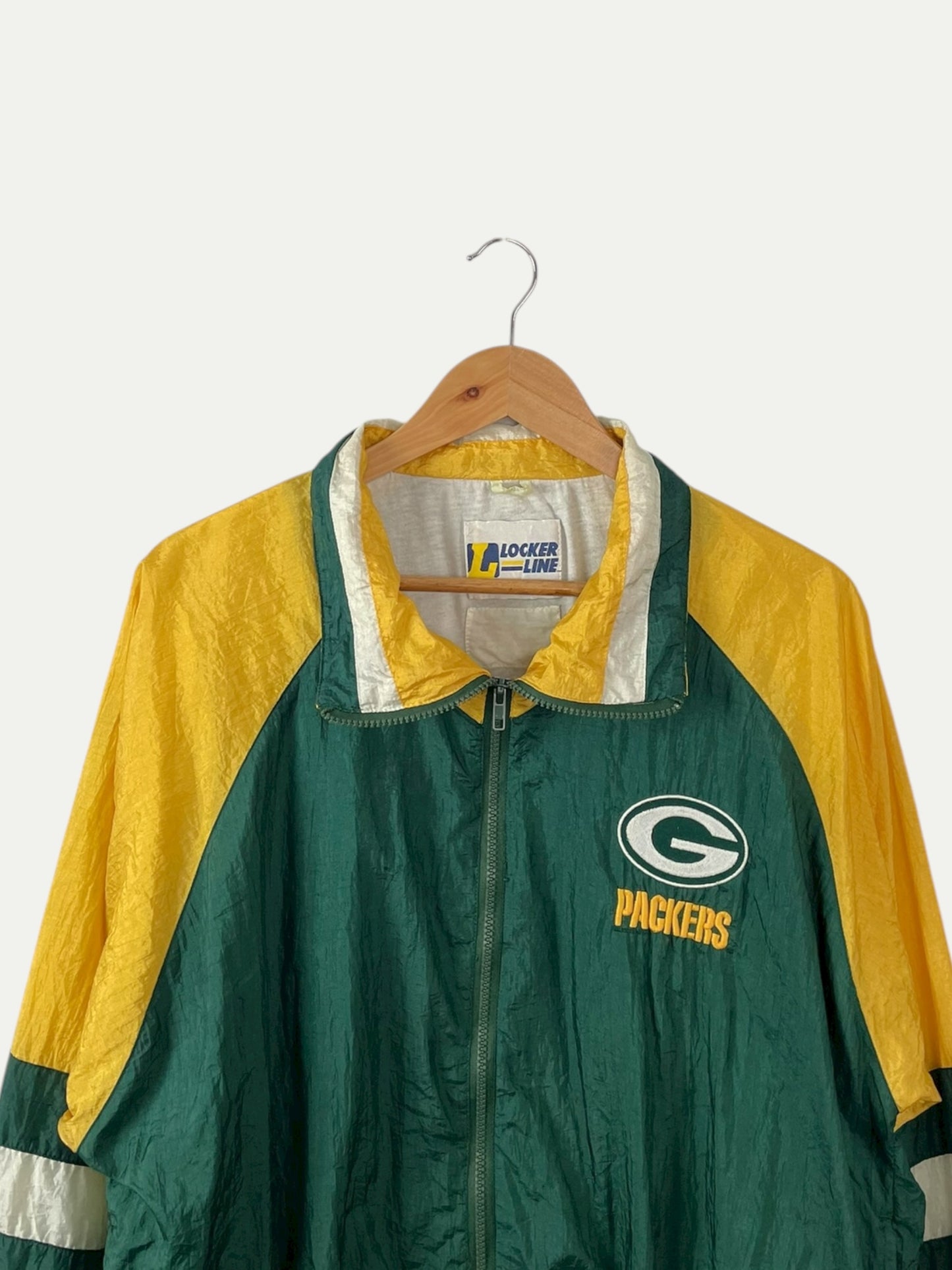90's Green Bay Packers Embroidered Vintage Jacket Size L