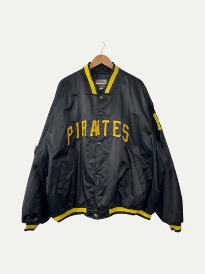 90's Pittsburgh Pirates Embroidered Vintage Stadium Jacket Size 2XL