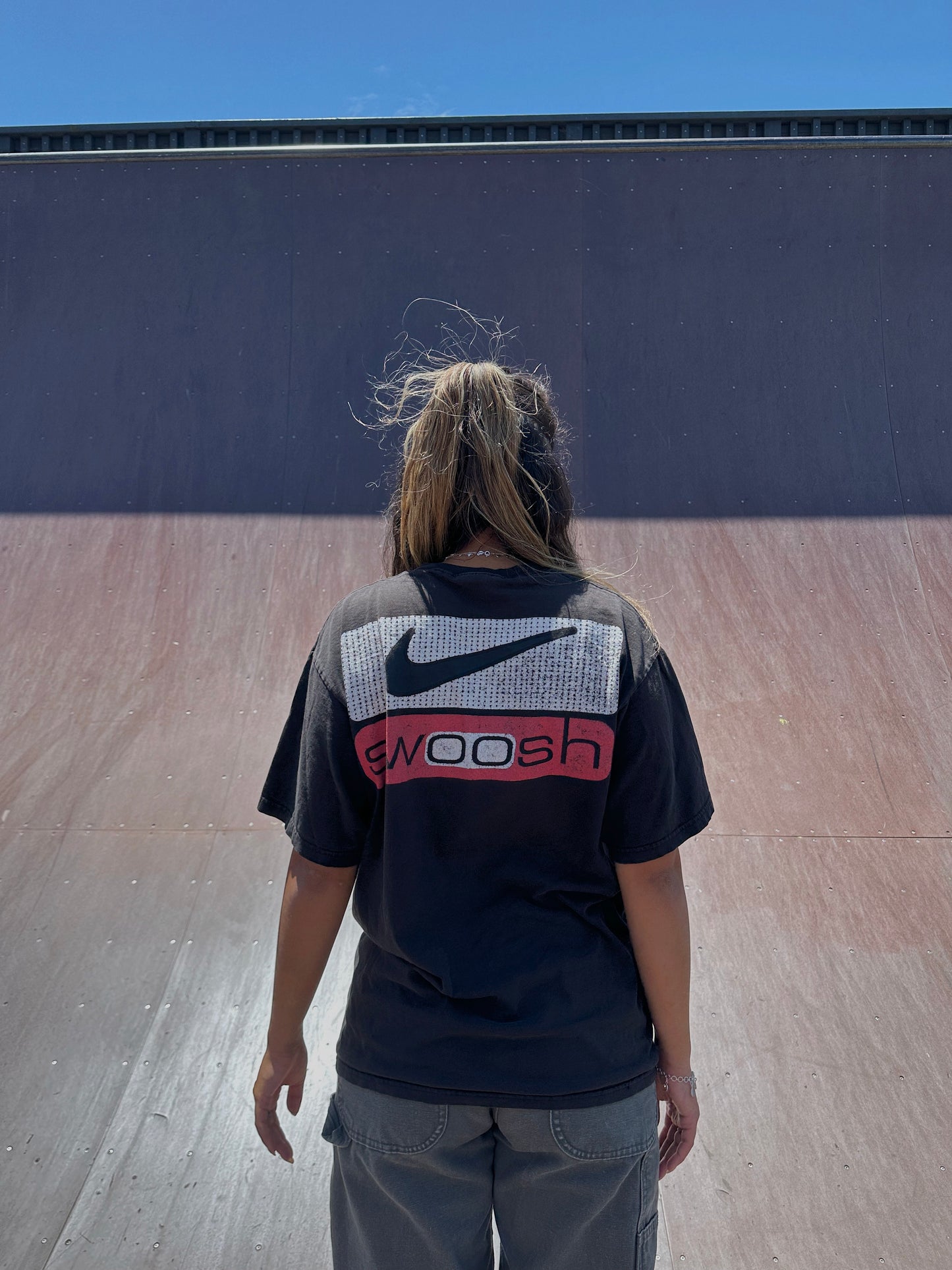 90's Nike Swoosh Vintage T-Shirt Size 12-14