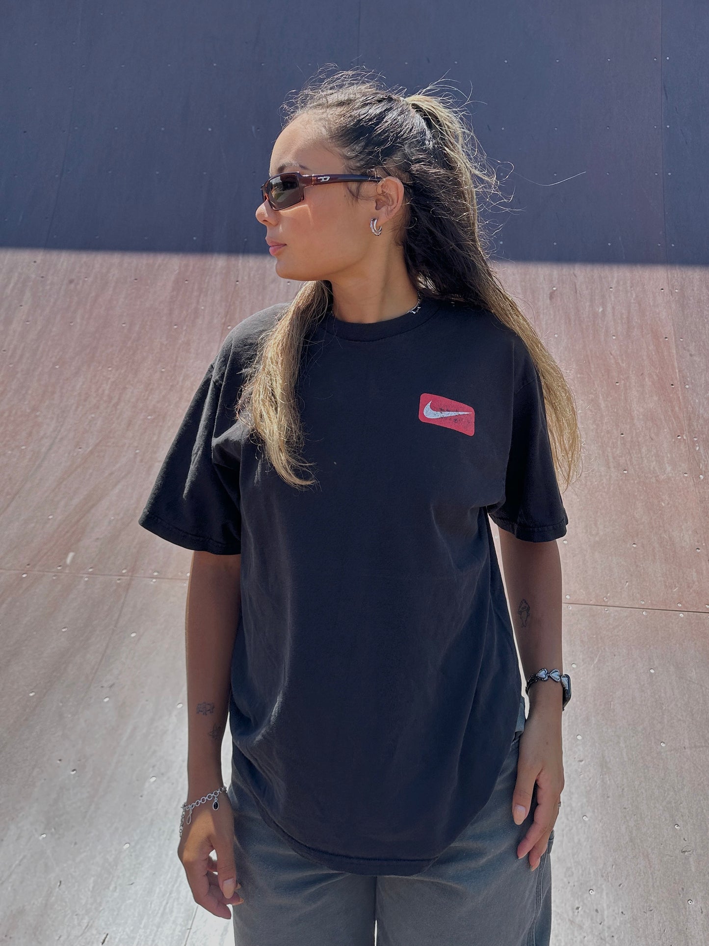 90's Nike Swoosh Vintage T-Shirt Size 12-14