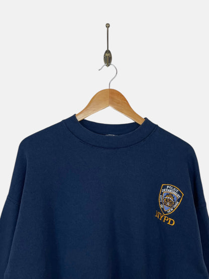 90's NYPD Embroidered Vintage Sweatshirt Size L