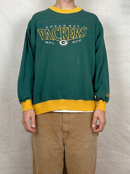 90's Green Bay Packers NFL Embroidered Vintage Sweatshirt Size L