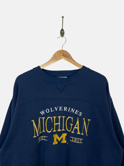 90's Michigan Wolverines Vintage Sweatshirt Size XL