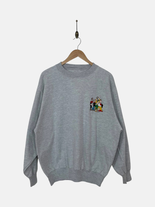 90's Popeye Embroidered Vintage Sweatshirt Size L-XL