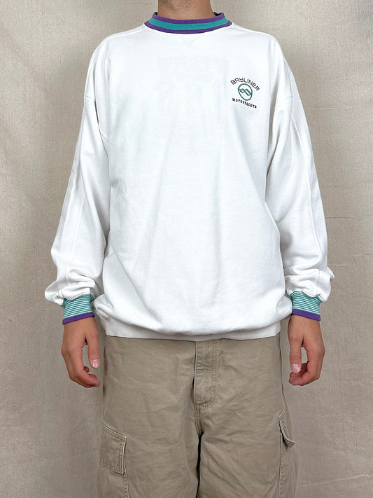 90's Bayliner Motoryachts Embroidered Vintage Sweatshirt Size XL-2XL