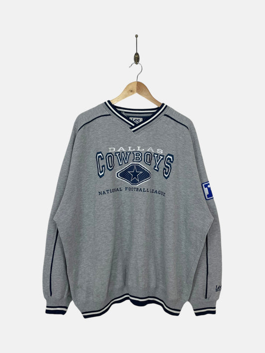 90's Lee Sports Dallas Cowboys Embroidered Vintage Sweatshirt Size 2XL