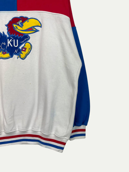 90's Kansas Jayhawks Embroidered Vintage Sweatshirt Size XL