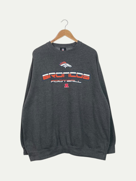 90's Broncos Football Vintage Sweatshirt Size 2XL