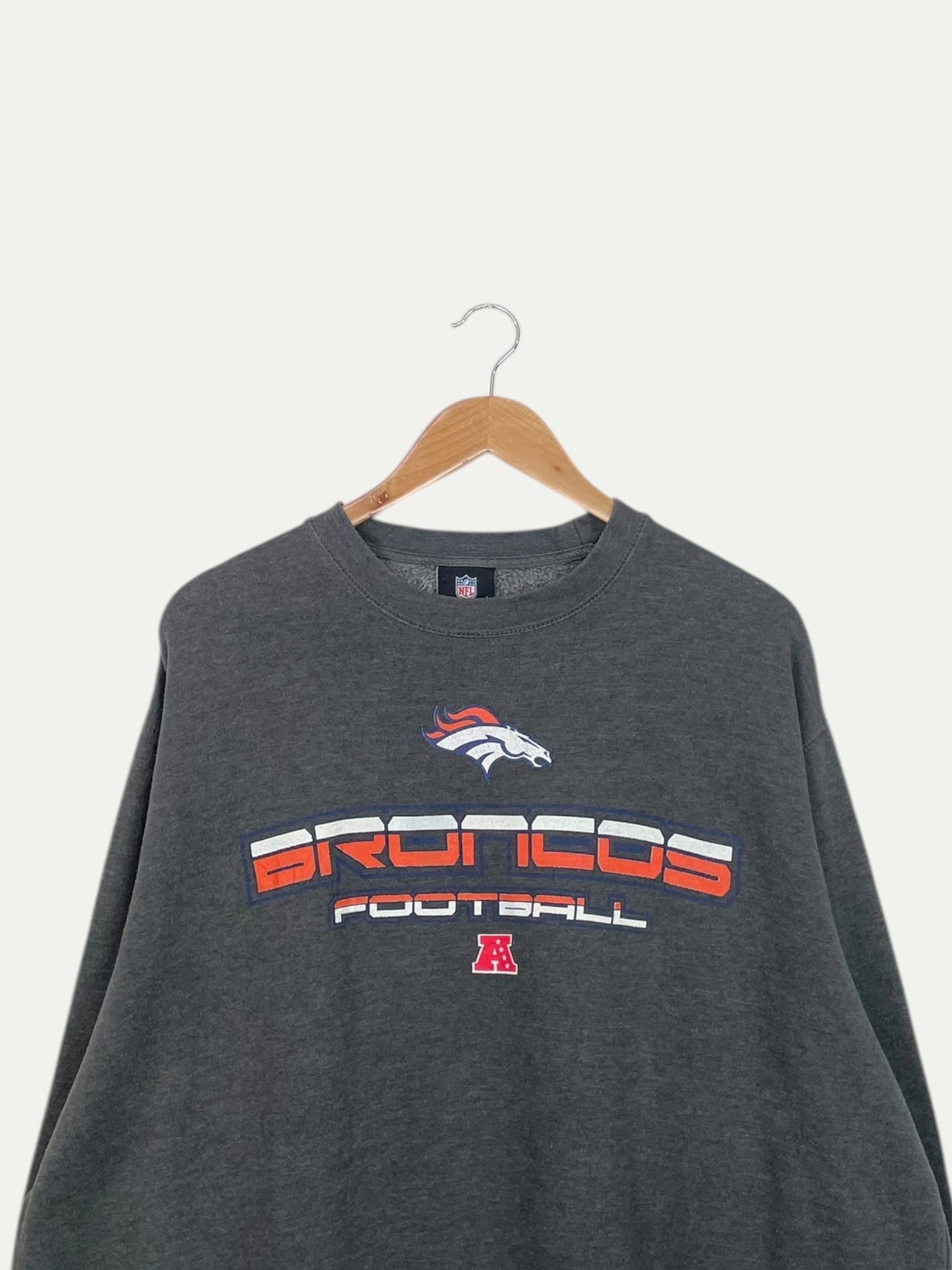 90's Broncos Football Vintage Sweatshirt Size 2XL