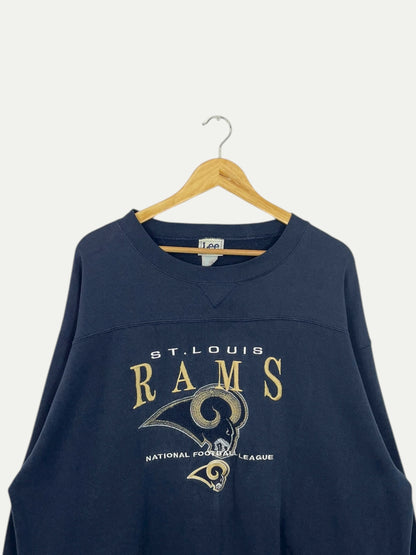 90's St Louis Rams Embroidered Vintage Sweatshirt Size 2XL