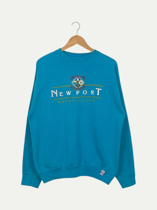 90's Newport Rhode Island Vintage Sweatshirt Size L