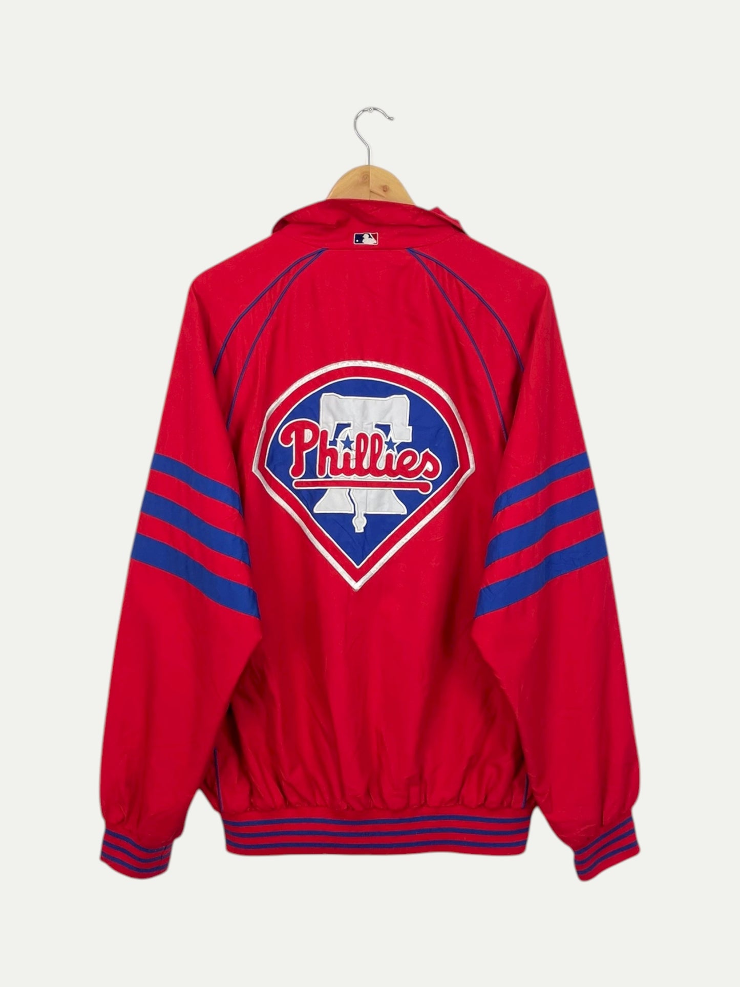 90's Phillies Embroidered Vintage Stadium Jacket Size 2XL
