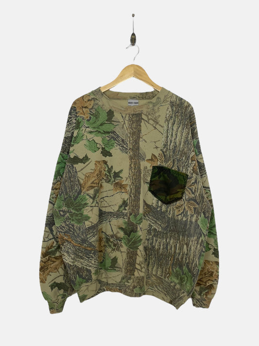 90's Real Tree Camo Vintage Sweatshirt Size 2XL