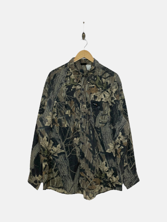 90's Real Tree Vintage Button-Up Long Sleeve Shirt Size 2XL