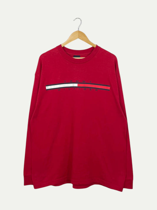 90's Tommy Hilfiger Vintage Long-sleeve T-Shirt Size XL