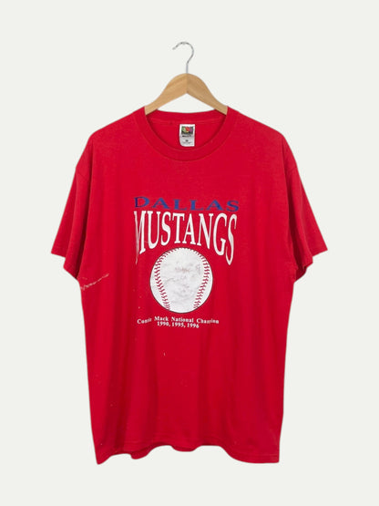 90's Dallas Mustangs Vintage T-Shirt Size XL