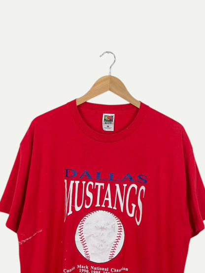 90's Dallas Mustangs Vintage T-Shirt Size XL