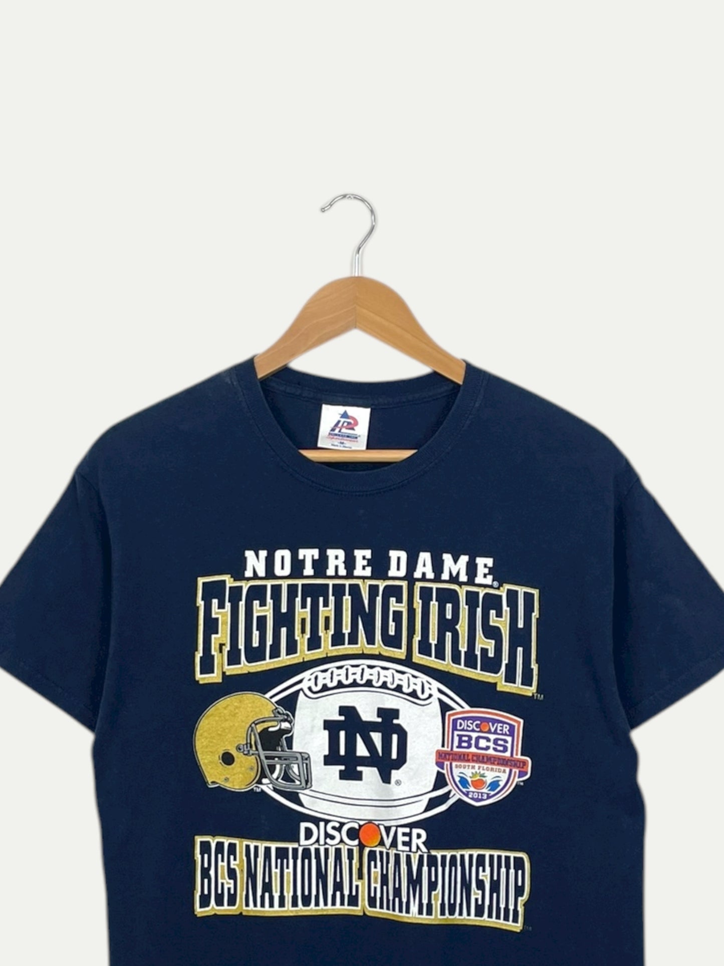 90's Notre Dame Fighting Irish BCS National Championship Vintage T-Shirt Size S