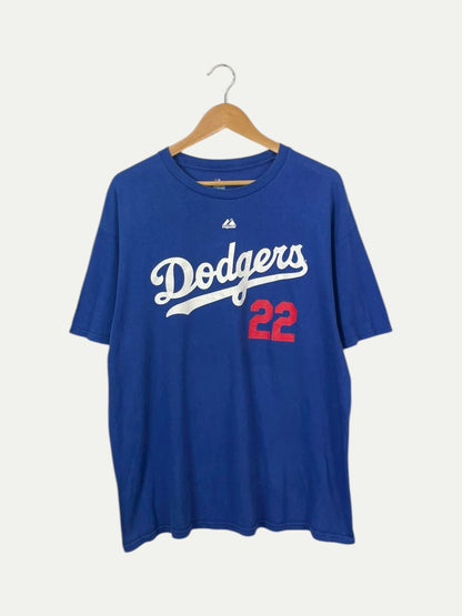 90's Los Angeles Dodgers Kershaw 22 Vintage T-Shirt Size XL