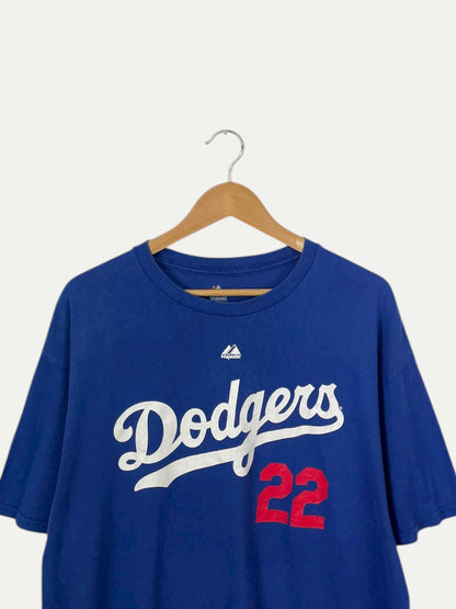 90's Los Angeles Dodgers Kershaw 22 Vintage T-Shirt Size XL