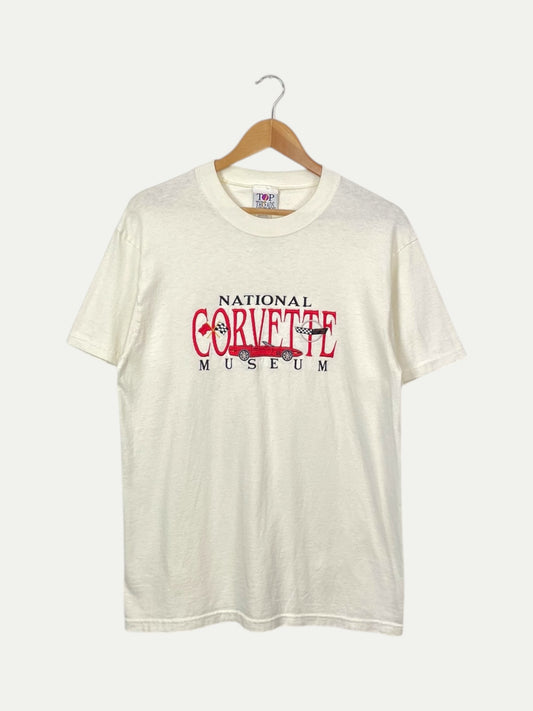 90's National Corvette Museum Embroidered Vintage T-Shirt Size S