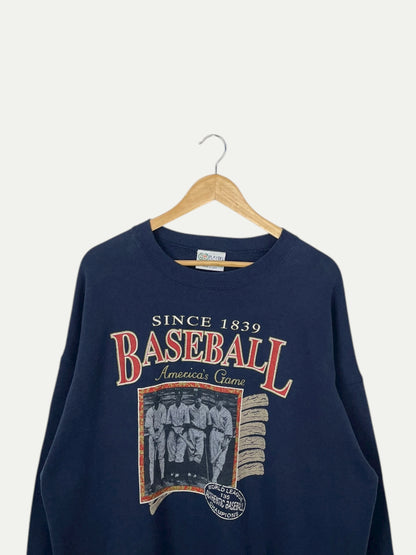 90's Baseball America's Game Vintage Sweatshirt Size XL
