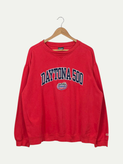 90's Nascar Daytona 500 Embroidered Vintage Sweatshirt Size XL