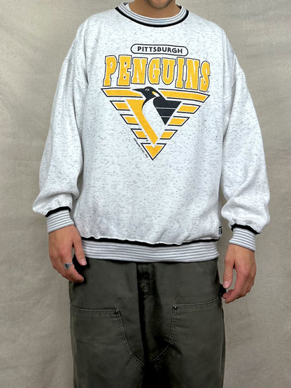 1992 Pittsburgh Penguins NHL Vintage Sweatshirt Size L