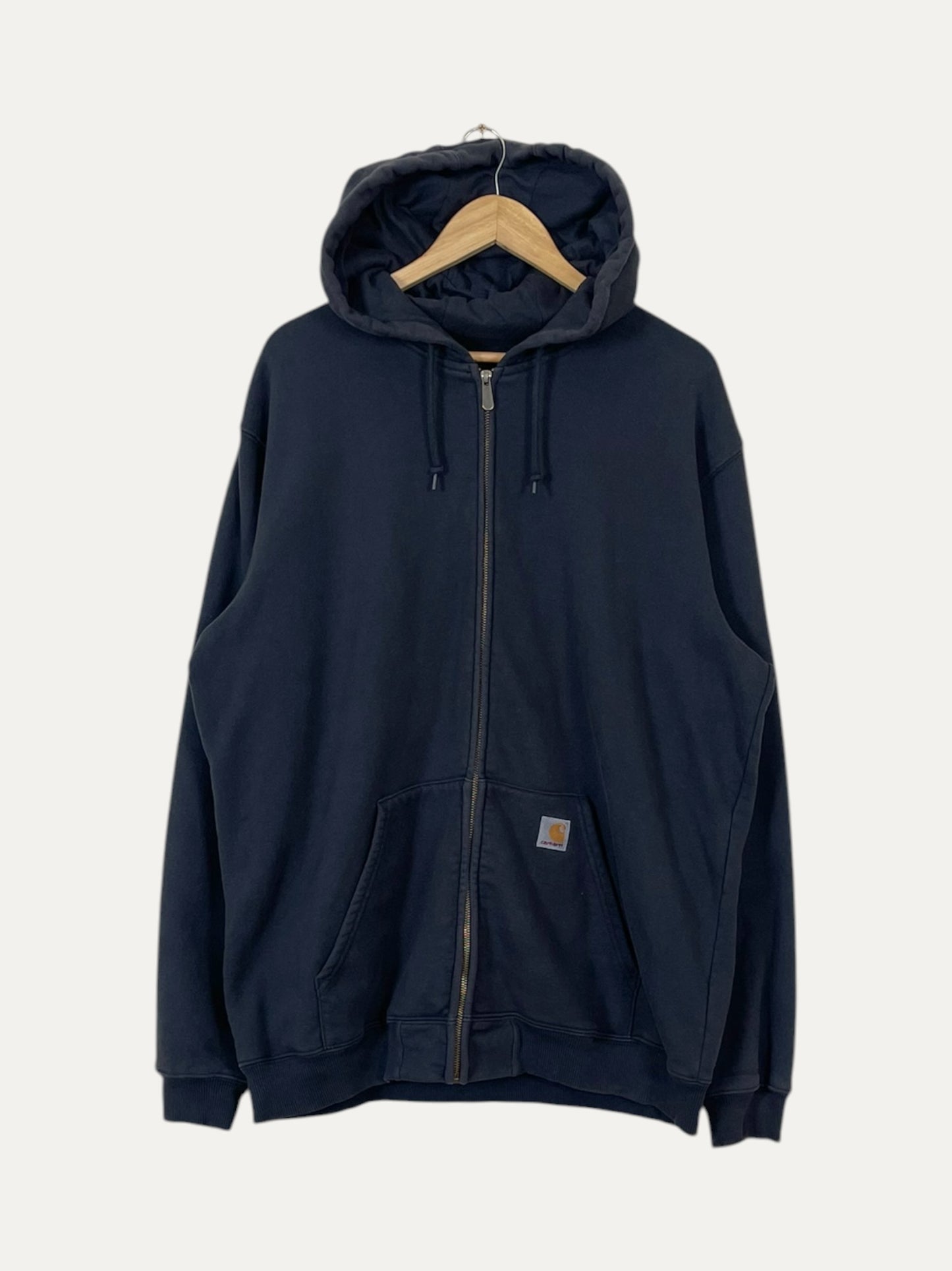 90's Carhartt Vintage Soft Shell Zip-up Hooded Sweatshirt Size XL-2XL