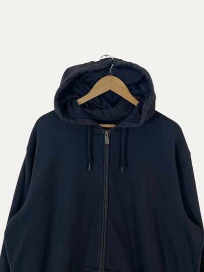 90's Carhartt Vintage Soft Shell Zip-up Hooded Sweatshirt Size XL-2XL