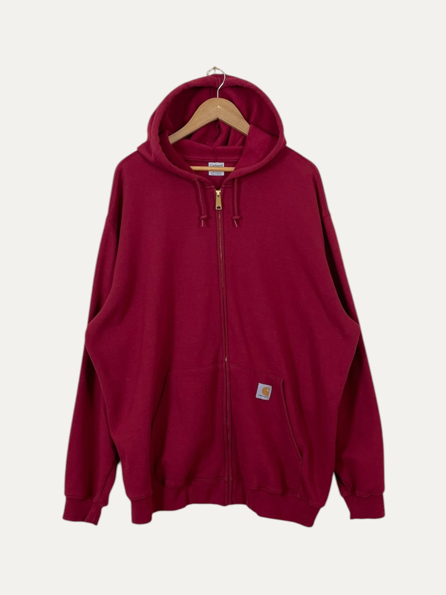 90's Carhartt Vintage Soft Shell Zip-up Hooded Sweatshirt Size 3XL